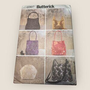 Vintage Butterick Sewing Pattern 6907 Purses Evening Bags